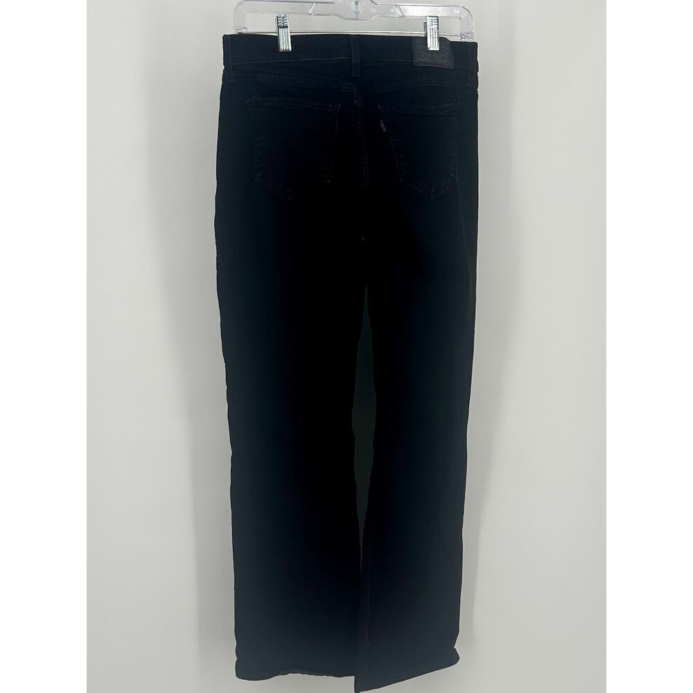 Levi’s Women’s 30 Curvy Bootcut Jeans Black Mid Rise Stretch Flare Denim Classic - Picture 2 of 11
